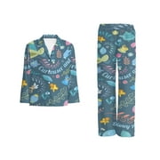 Encanto Pajamas Adult long sleeve button-down pajamas sleepwear soft casual set